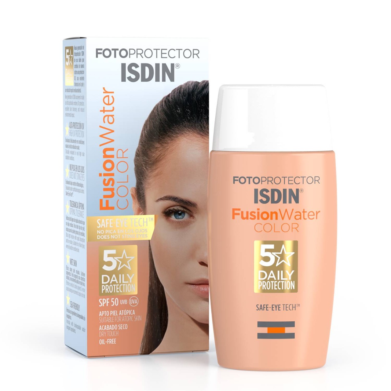 Fotoprotector ISDIN Fusion Water Color SPF 50-dermacaresalud